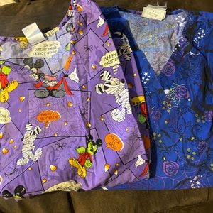 Halloween Scrub Tops